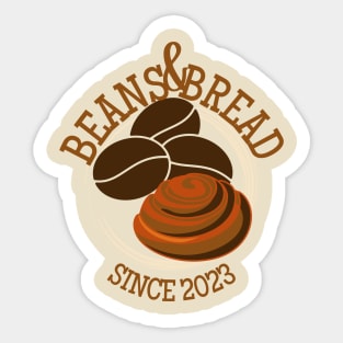 Beans & Bread from Accidental Lovers book series Sticker